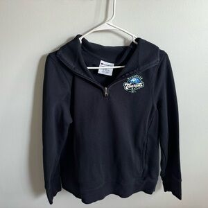 Champion Black Half-Zip Pullover